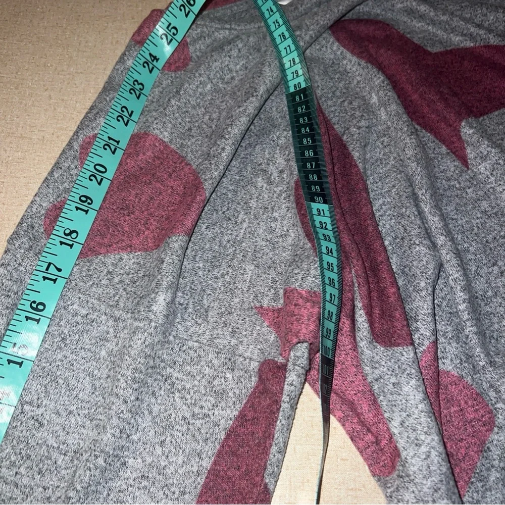 Chelsea & Theodore Gray & Pink Hearts Long Sleeve Top Soft Sz 2X Valentines. - Picture 7 of 7